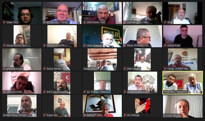 TGK 21. Başkanlar Kurulu video konferansta buluştu