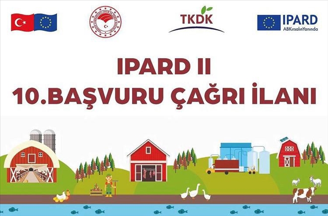 TKDK IPARD II 10.başvuru çağrı ilanına çıktı