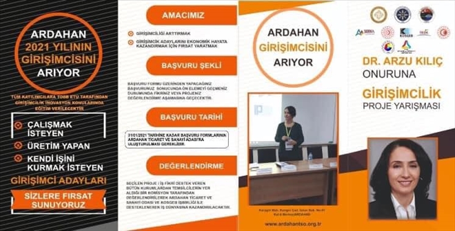 Dr. Arzu Kılıç onuruna Ardahan girişimcilik yarışması
