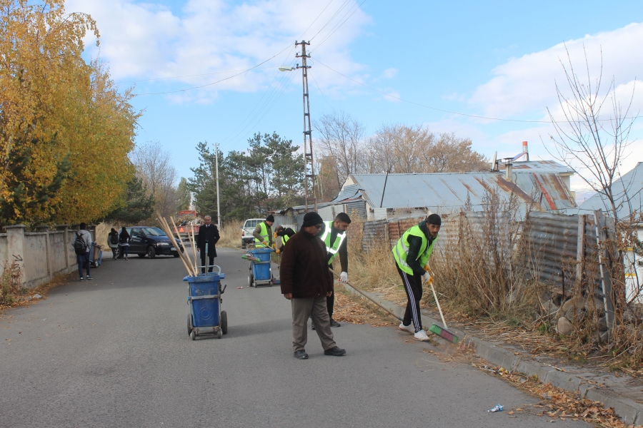 Ardahan Belediyesinden sonbahar temizliği