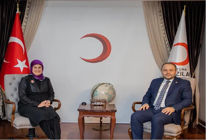 Vekil Kaan Koç, Kızılay Genel Başkanı Dr. Fatma Meriç Yılmaz’ı ziyaret etti