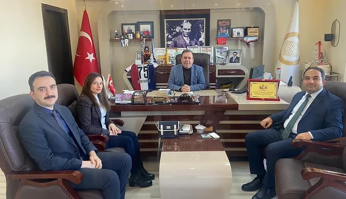 Vergi Dairesi Müdürü Murat Yusufoğlu, Başkan Demirci’yi ziyaret etti