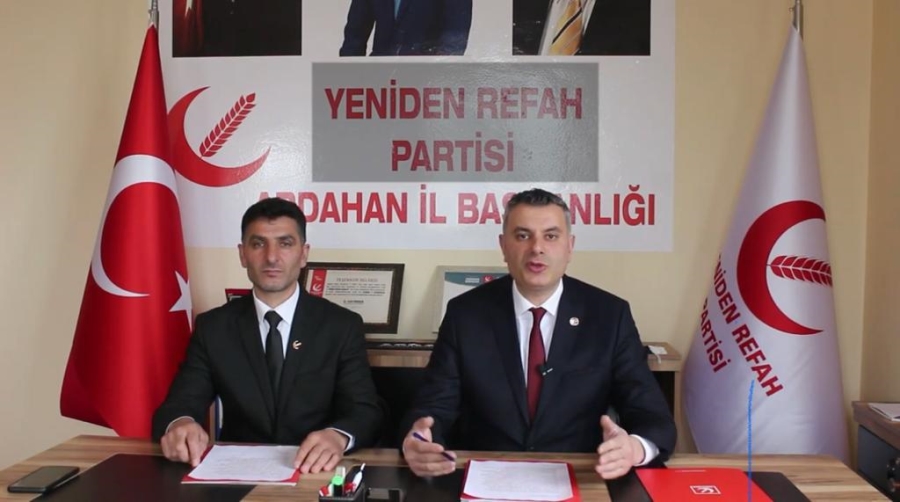Yeniden Refah Partisi’nin Ardahan Milletvekili adayları belli oldu