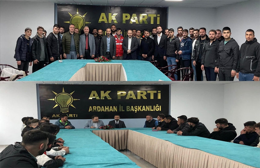 Çıldır ve Göleli gençlerden AK Parti’ye destek 