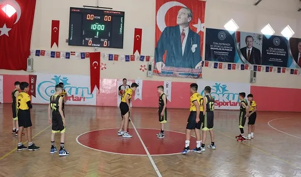 Basketbol “Okul sporları yıldızlar” grup müsabakaları başladı