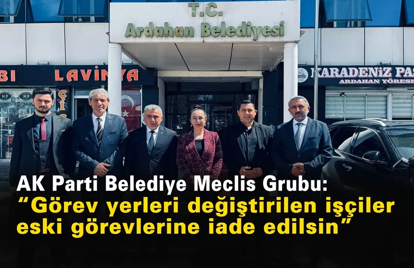 AK Parti Belediye Meclis Grubu’ndan basın açıklaması!