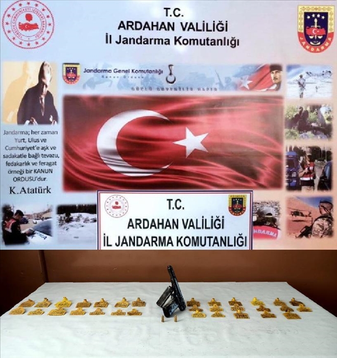 Ardahan´da 19 hayvan küpesi ele geçirdi