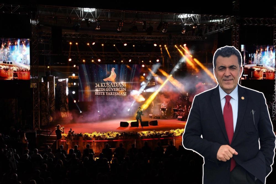 BAŞKAN DEMİR, KUŞADASI ALTIN GÜVERCİN BESTE YARIŞMASI