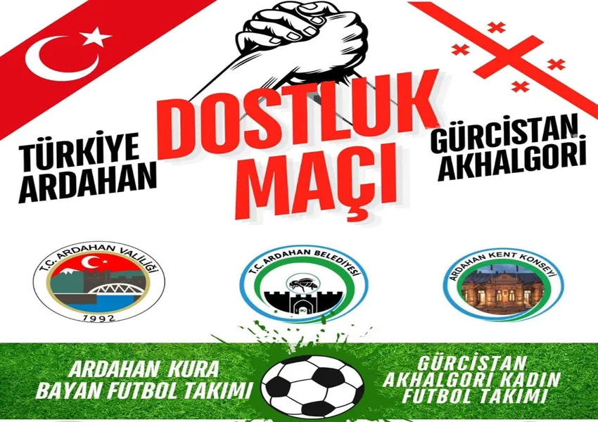 Ardahan’da Kadın Futbolunda Dostluk Maçı