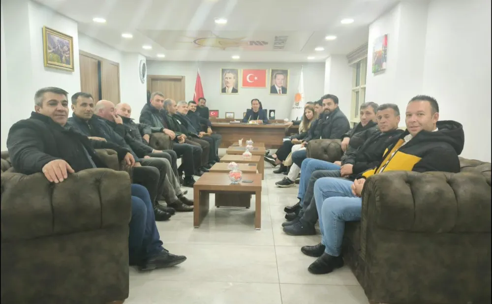 AK Parti Merkez İlçede kongre sonrası ilk toplantı yapıldı