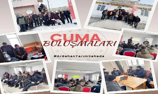 Cuma buluşmaları ile üreticiler sahada buluştu