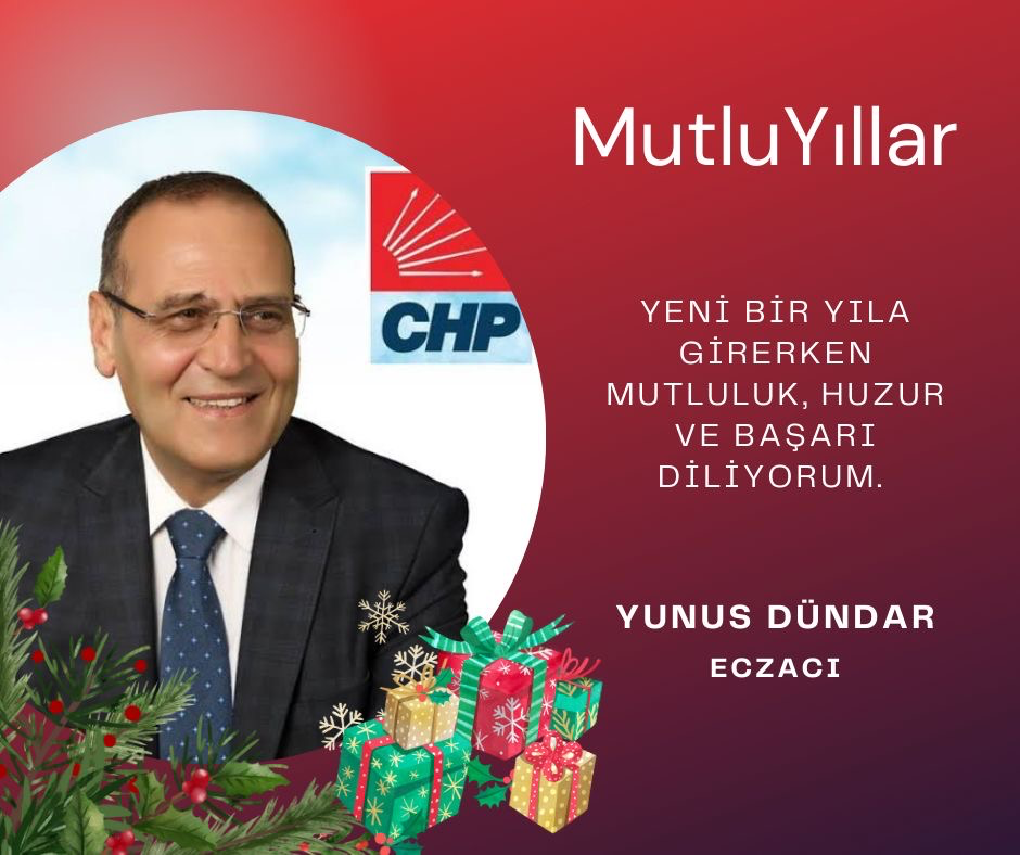 Eczacı Yunus Dündar: Mutlu Yıllar Diliyorum