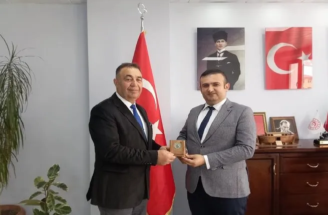 TSK Mehmetçik Vakfı Erzurum Bölge Başkanı Ömer Çelik, ASH, il Müdürlüğünü ziyaret etti