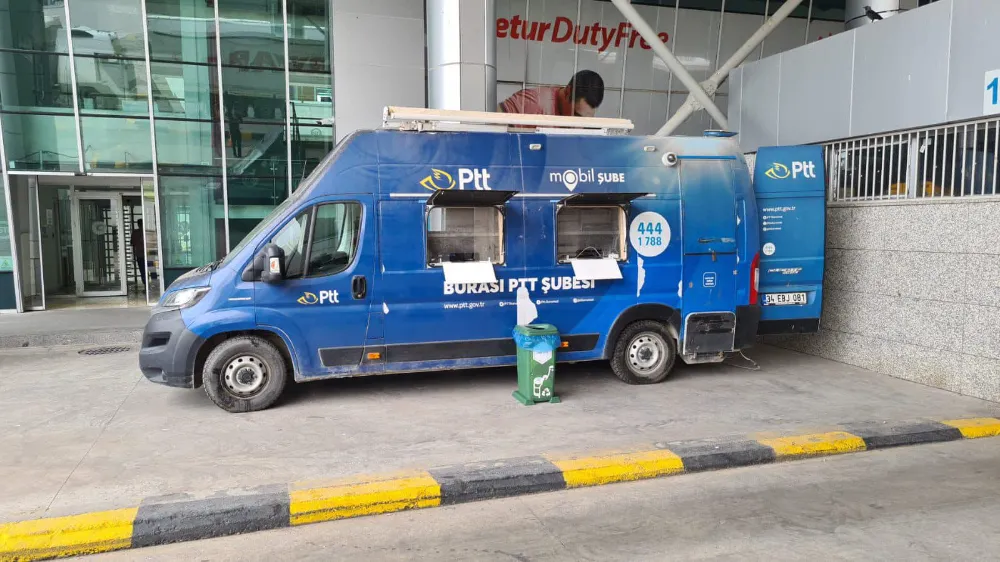 Aktaş sınır kapısında mobil PTT şubesi açıldı