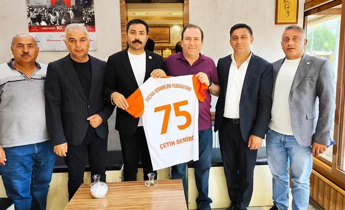 Hoçvan Dernekler federasyon genel Başkanı Ayhan Öztürk Başkan Demirci