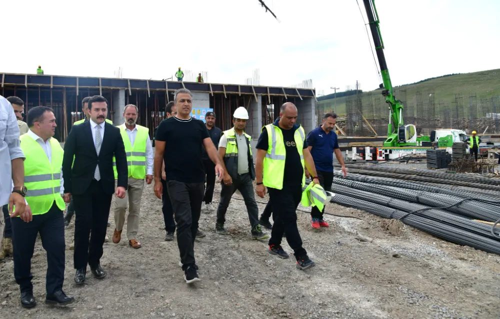 Göle KYK yurdu inşaatı hızla yükseliyor