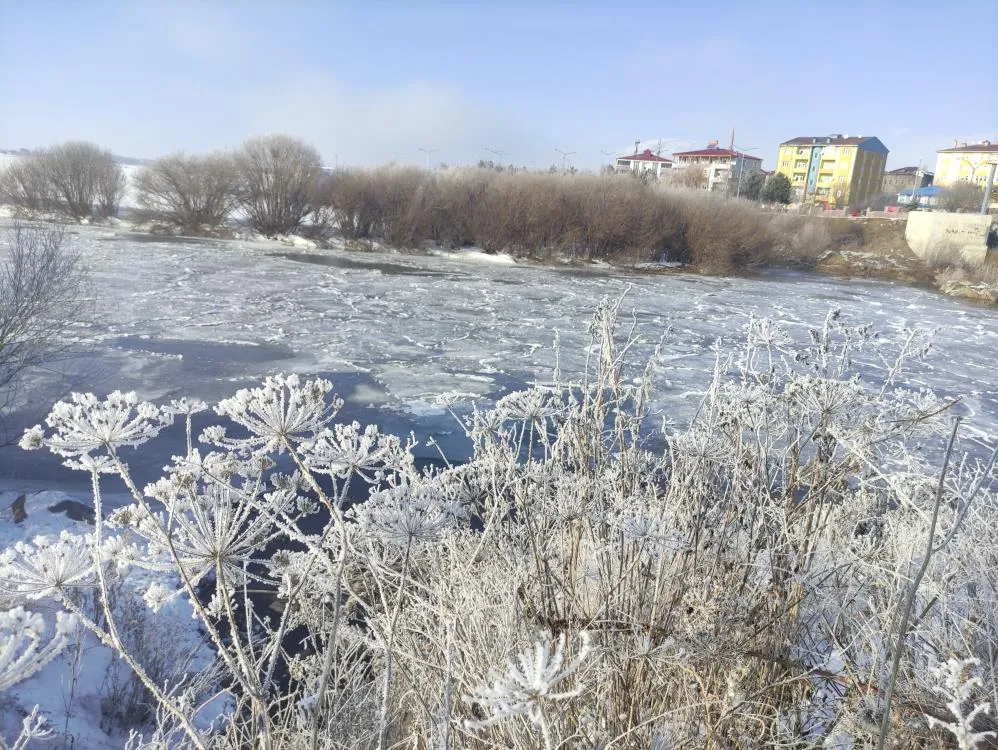 Ardahan en soğuk gecesini yaşadı