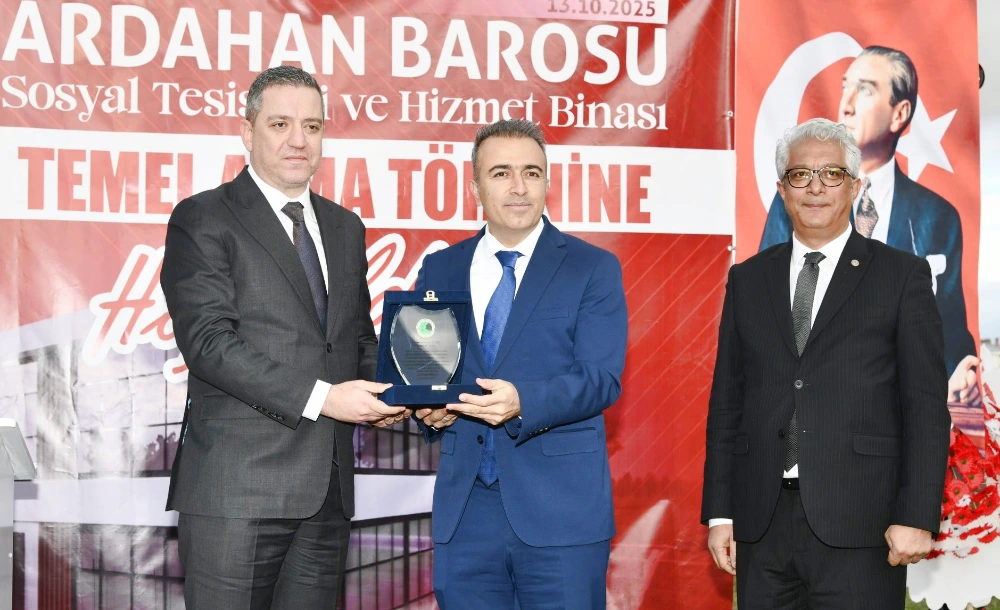 Ardahan Barosu Yeni Hizmet Binasının Temeli Atıldı