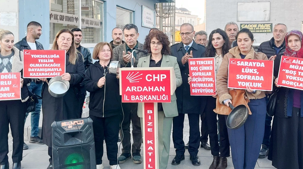 CHP Ardahan Kadın Kolları’ndan basın açıklaması