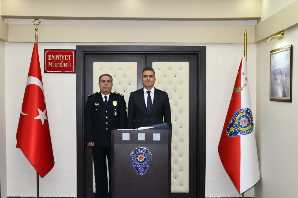 Vali Çiçek’ten İl Emniyet Müdürü Tüzün’e ziyaret