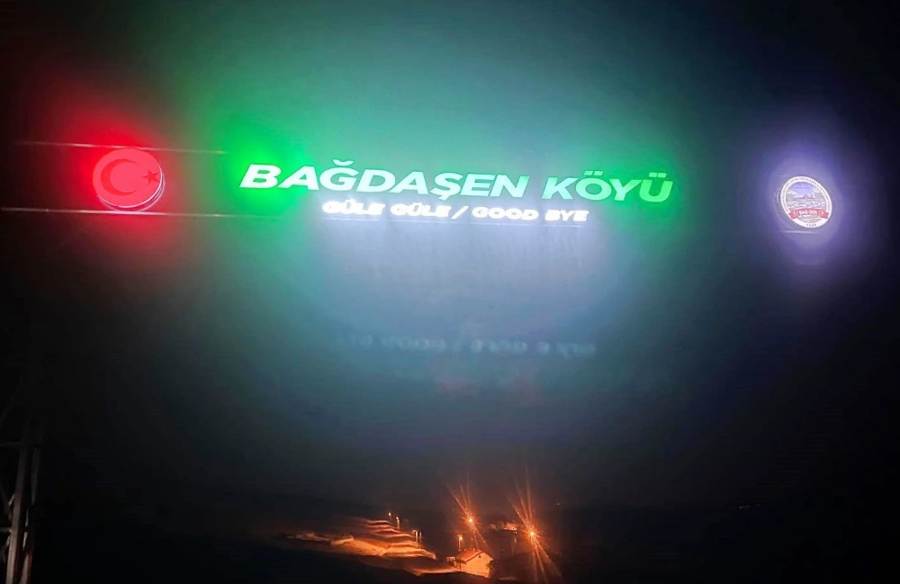 Bağdeşen Köyü Giriş Tabelası Açıldı