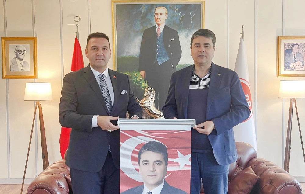 TÜMKON Heyetinden Demokrat Parti Genel Başkanı Gültekin Uysal’a Ziyaret