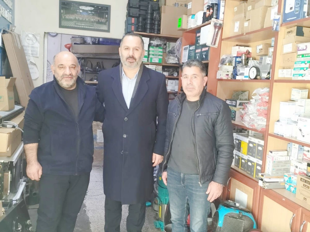 Başkan Hakan Aydın, Esnafları Ziyaret etti