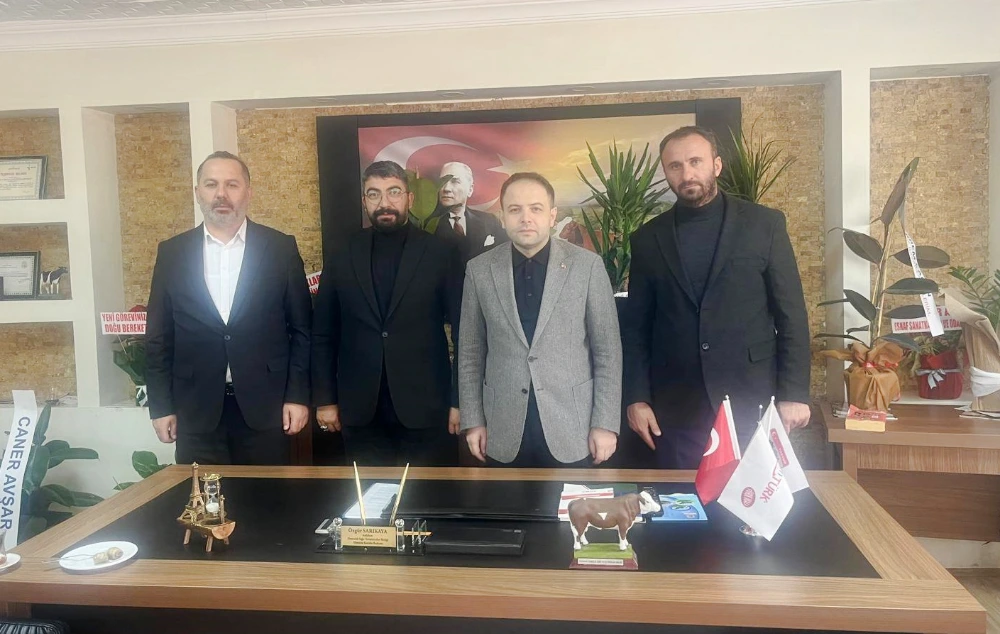 AK Parti Heyeti Damızlık Sığır Yetiştiricileri Birliği’ni Ziyaret Etti