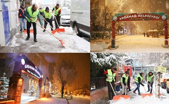 Ardahan’da kar sezonu açıldı