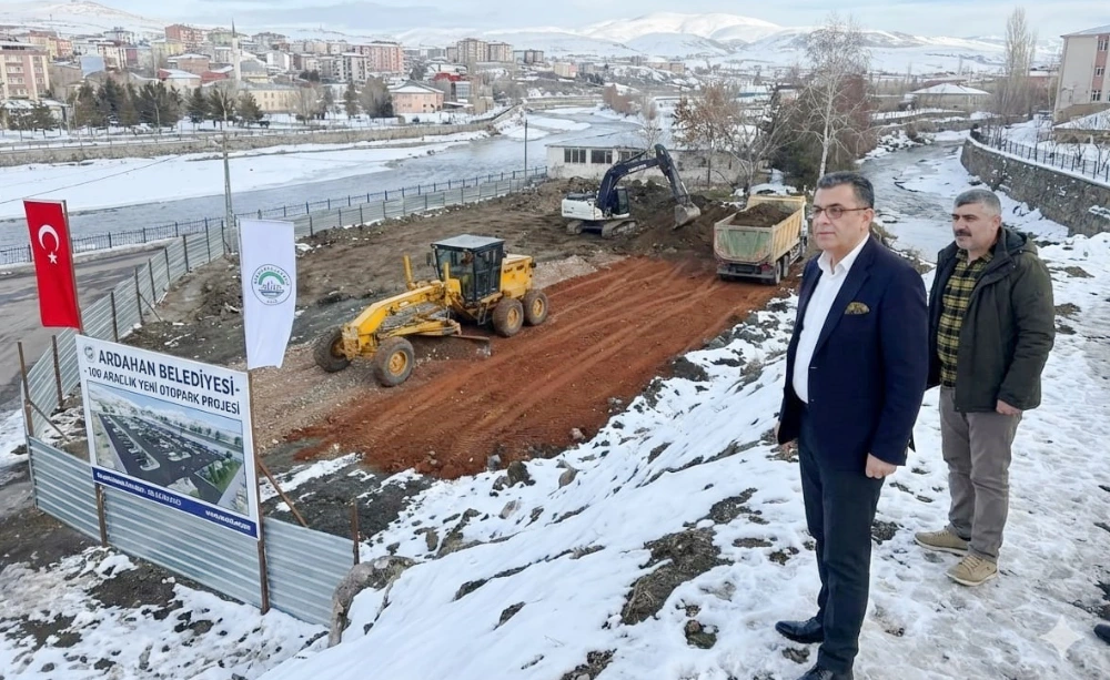 Ardahan’a 100 Araçlık Yeni Açık Otopark Geliyor