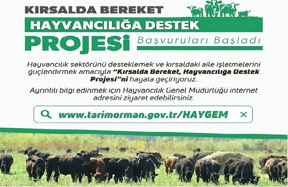 Kırsalda Bereket, Hayvancılığa destek projesi başladı