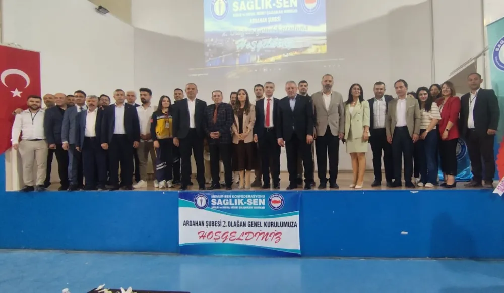 Sağlık-Sen Ardahan Şubesi’nin 2. Olağan Genel Kurulu yapıldı