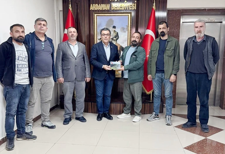 Koyunlu Köyü Derneğinden Başkan Faruk Demir’e Ziyaret