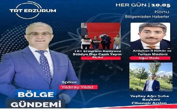 Ardahan’ın Turizm Potansiyeli TRT Radyosu’nda Konuşuldu