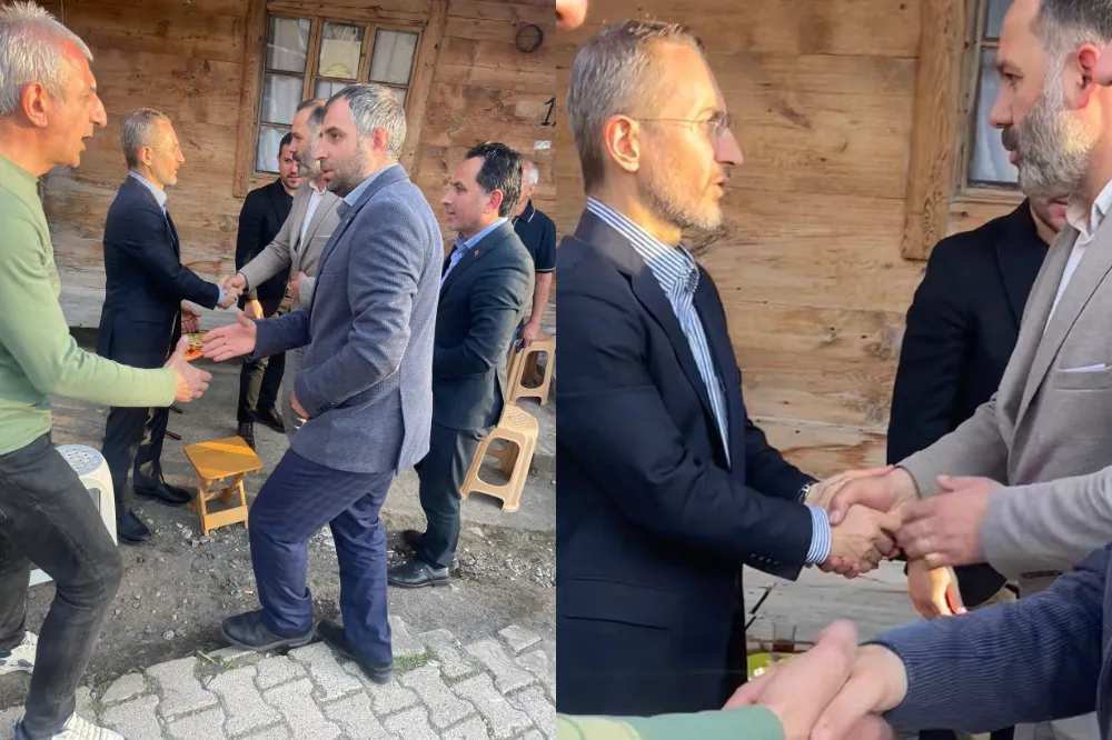 Ardahan AK Parti’den İletişim Başkanı Fahrettin Altun’a taziye ziyareti