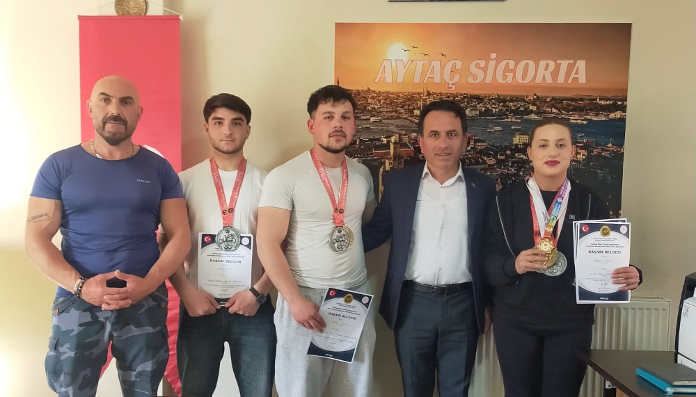 Aytaç Sigorta’dan Bilek Güreşi Şampiyonlarına destek