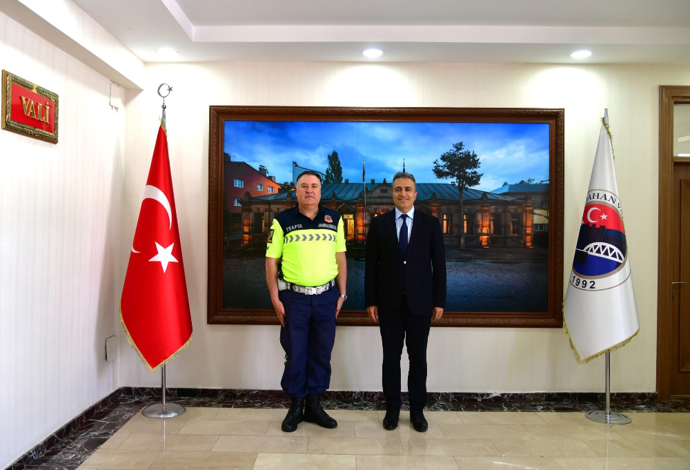Tayin olan Şube Müdürü Şahin’den Vali Çiçek’e veda ziyareti