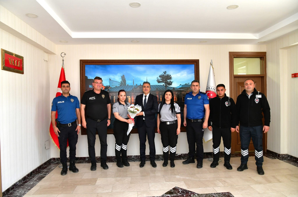Vali Çiçek, Özel Güvenlik Görevlilerini kabul etti