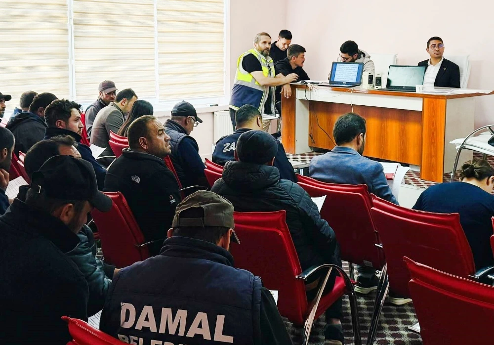 Damal Belediyesi Personeline İş Sağlığı ve Güvenliği Eğitimi Verildi