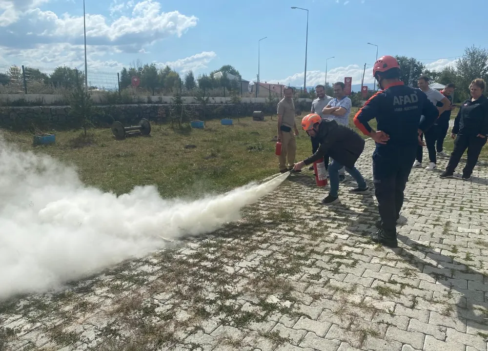 AFAD’tan afet ve yangın eğitimi