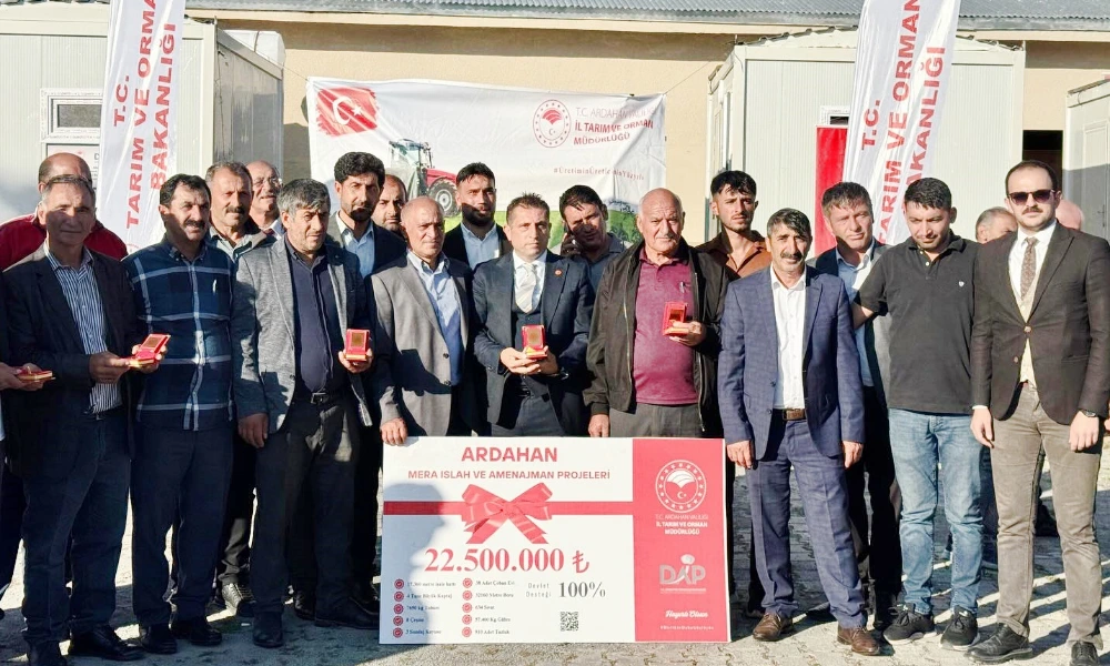 Ardahan’da Mera Islah Projesiyle 73 Köye Altyapı Desteği