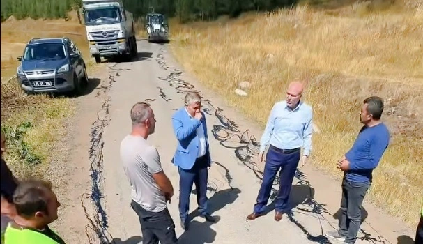 İl Özel İdare Yol Yapım çalışmalarını Sürdürüyor
