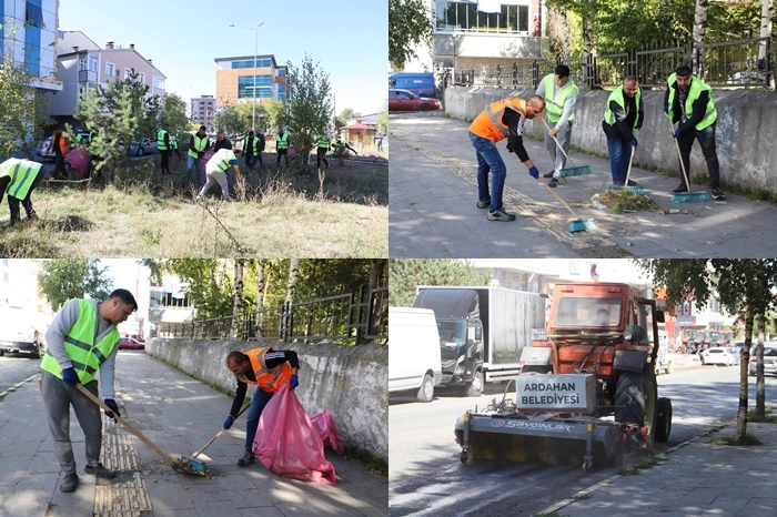 Ardahan’da Temizlik Seferberliği Sürüyor