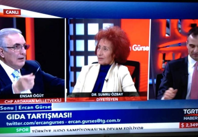 Ensar Öğüt TGRT``de Katıldığı bir programda et uzmanı oldu